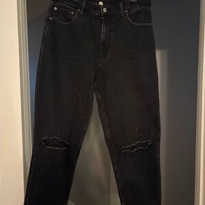 Abercrombie & Fitch Black Straight Jeans